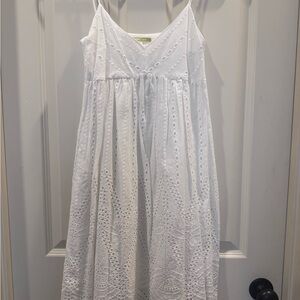 Gianni Bini White Eyelet Dress